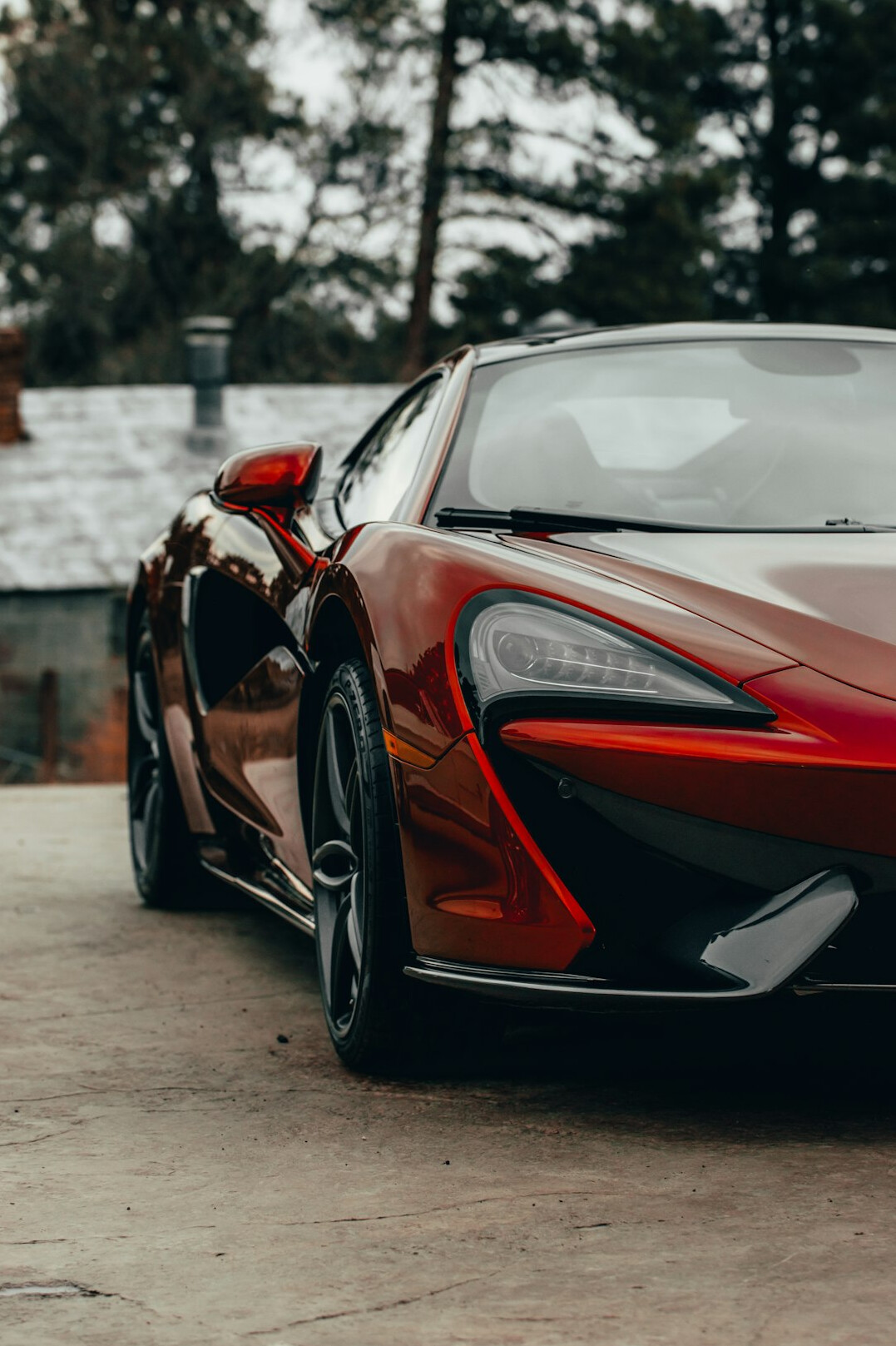 luxury sports car exterior