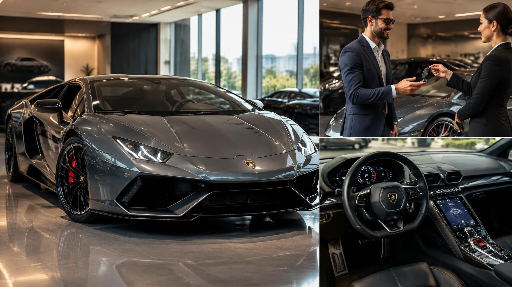 luxury sports car exterior