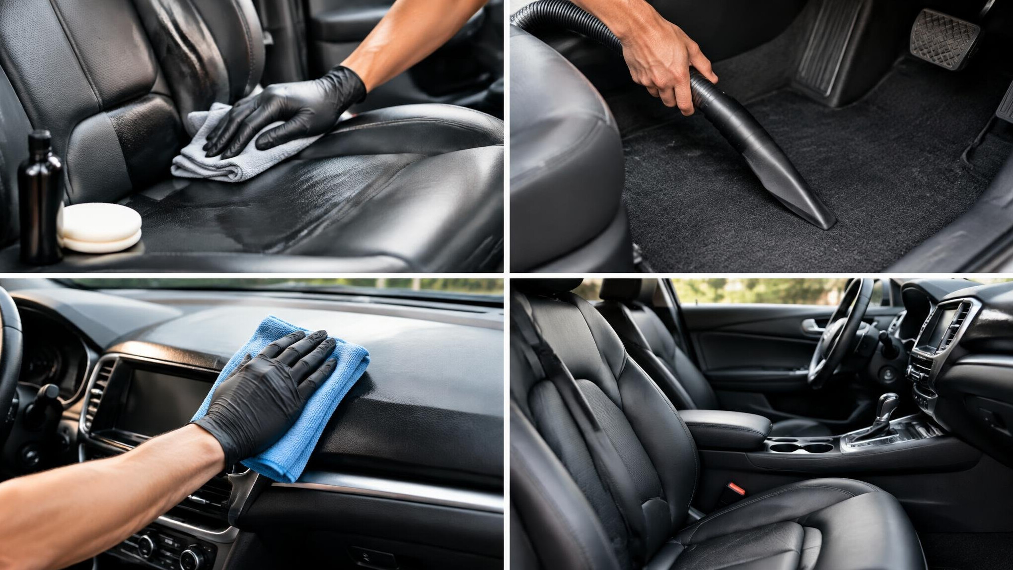 car interior cleaning