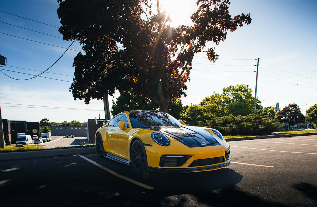 car under sunlight