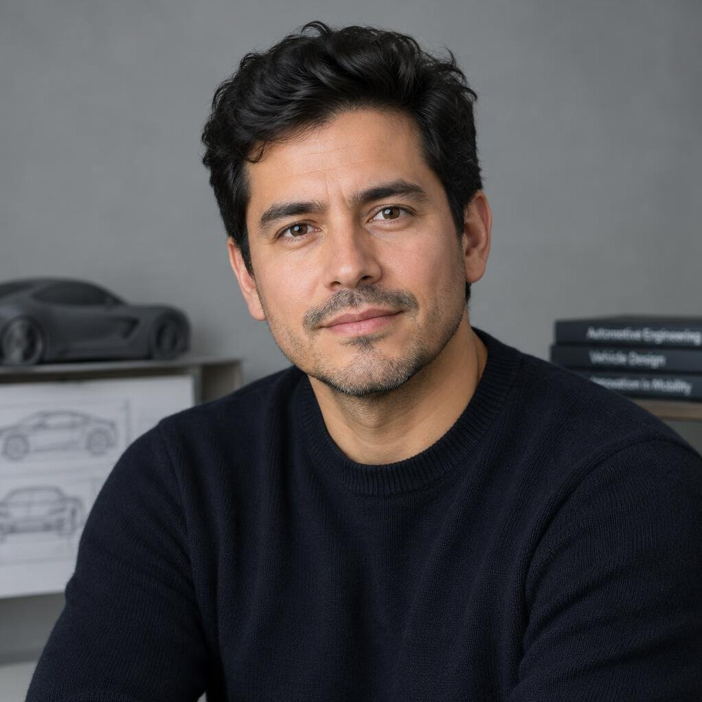 Portrait of a man engineer with light stubble
